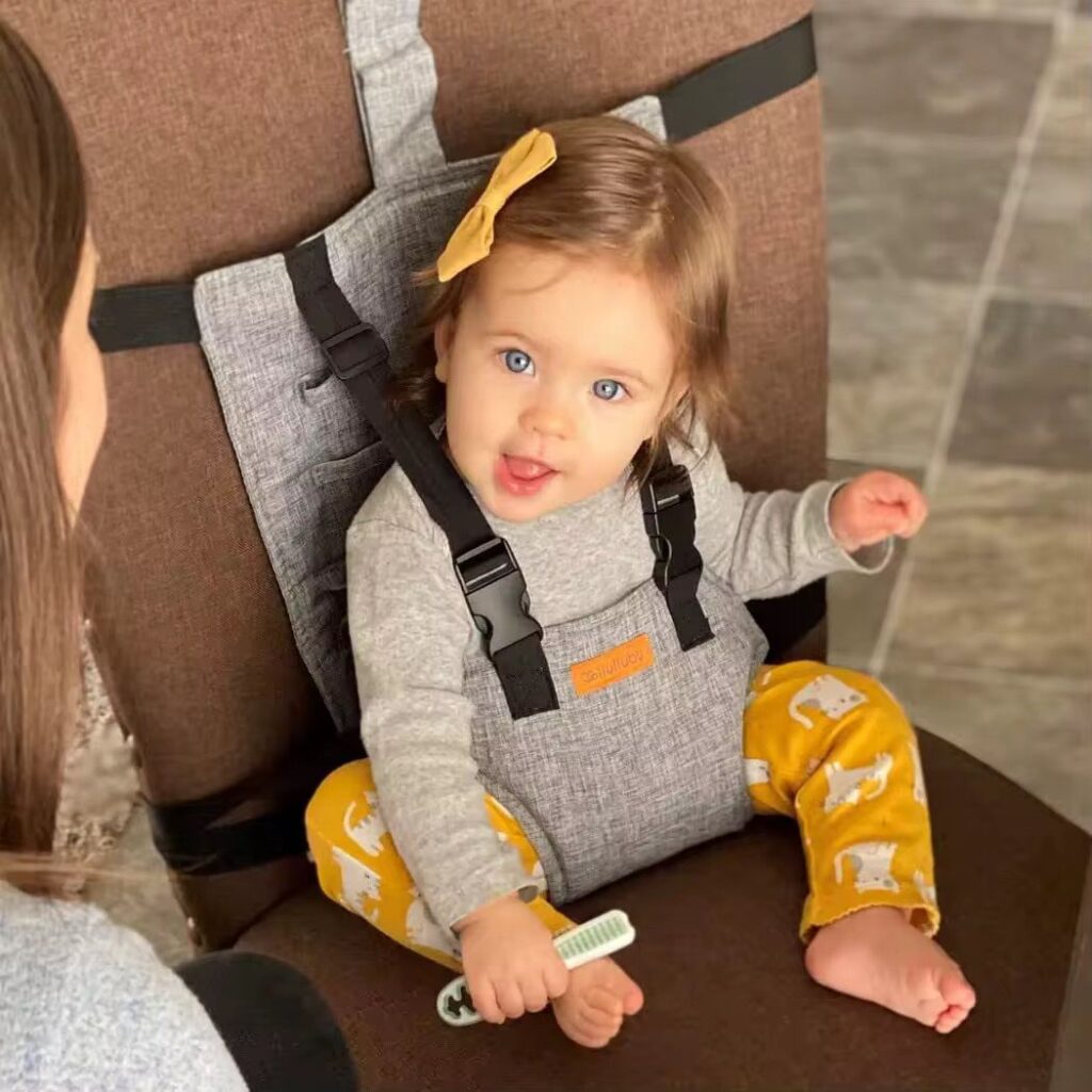 Chaise pour Bebe Portable en Tissu