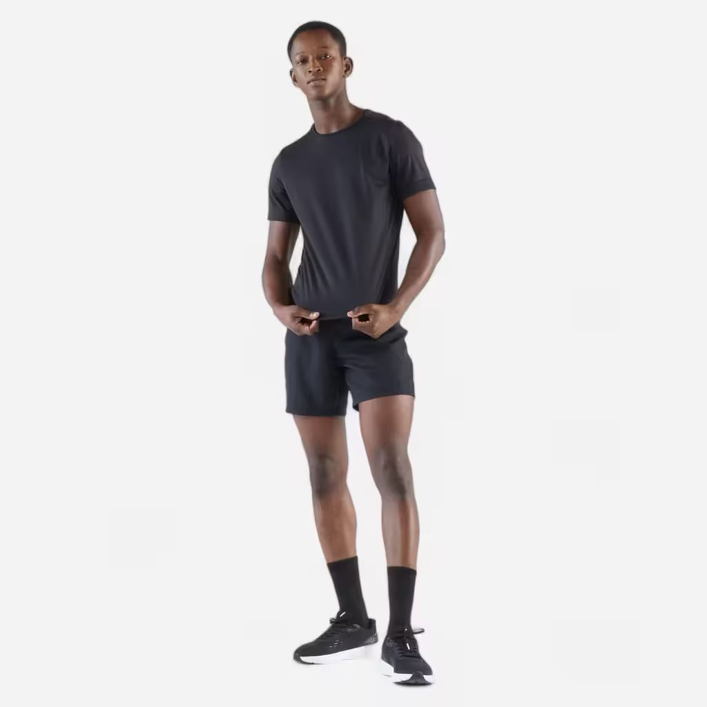 T-shirt de running respirant homme noir