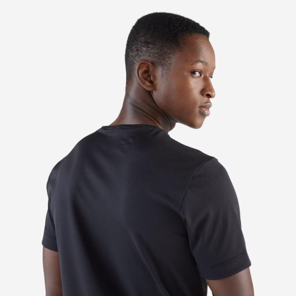 T-shirt de running respirant homme noir