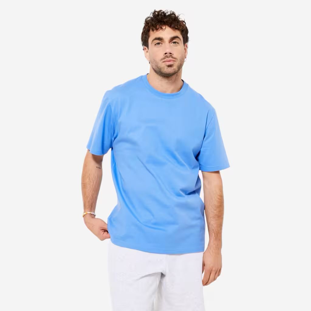 T-shirt fitness col rond manches courte