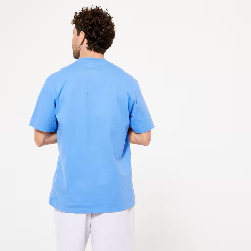 T-shirt fitness col rond manches courte