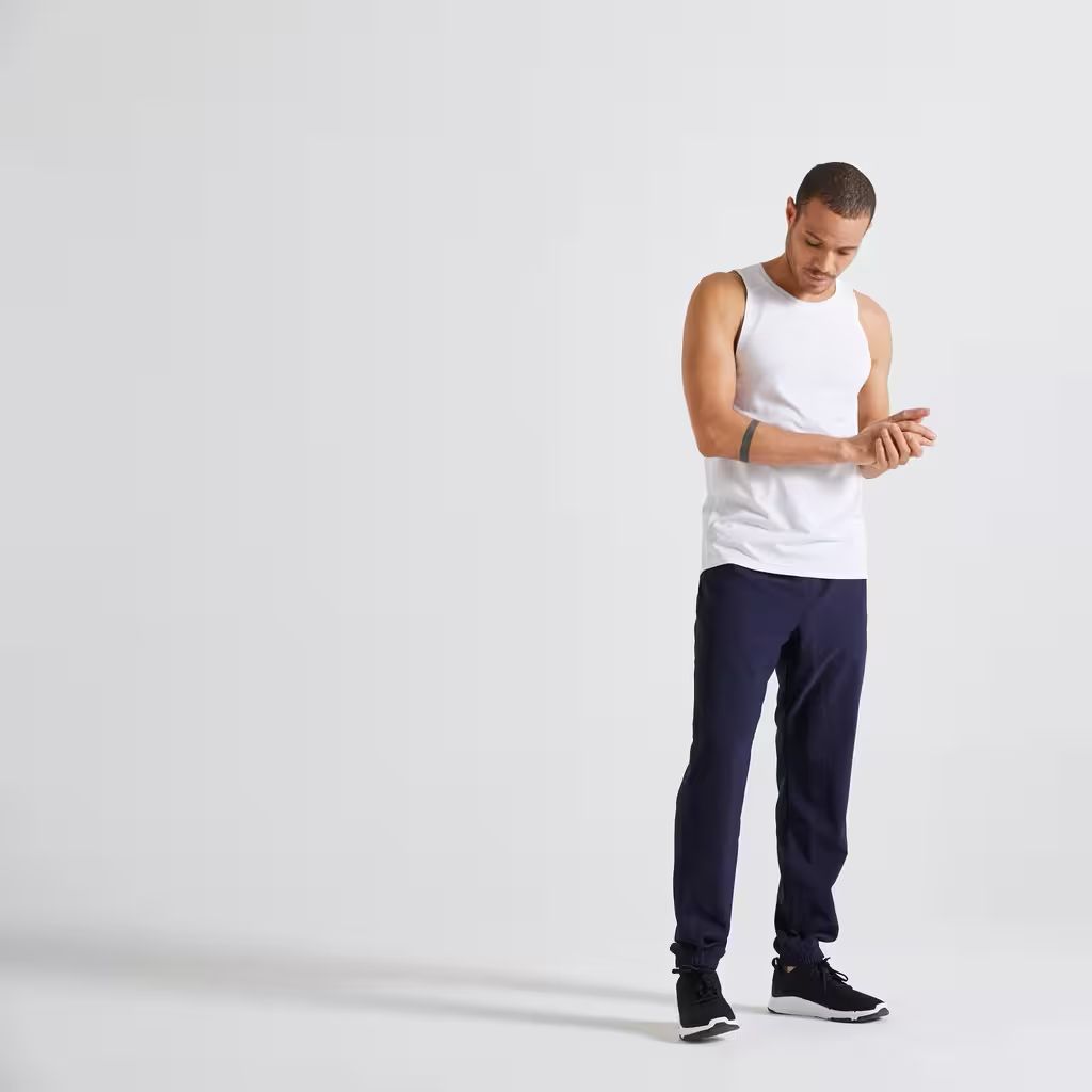 Pantalon de fitness essential, respirant regular homme
