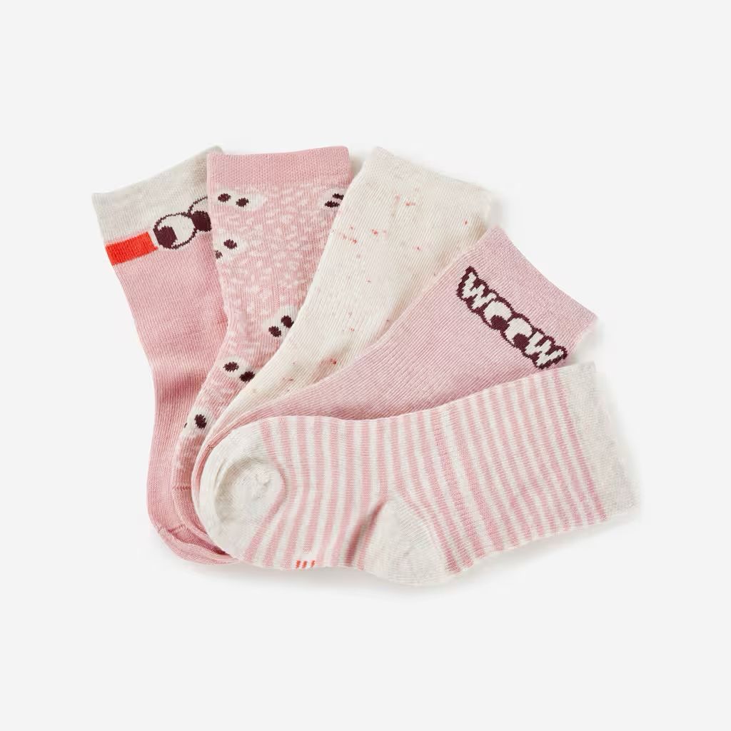 Lot de 5 pairs de chaussette enfant