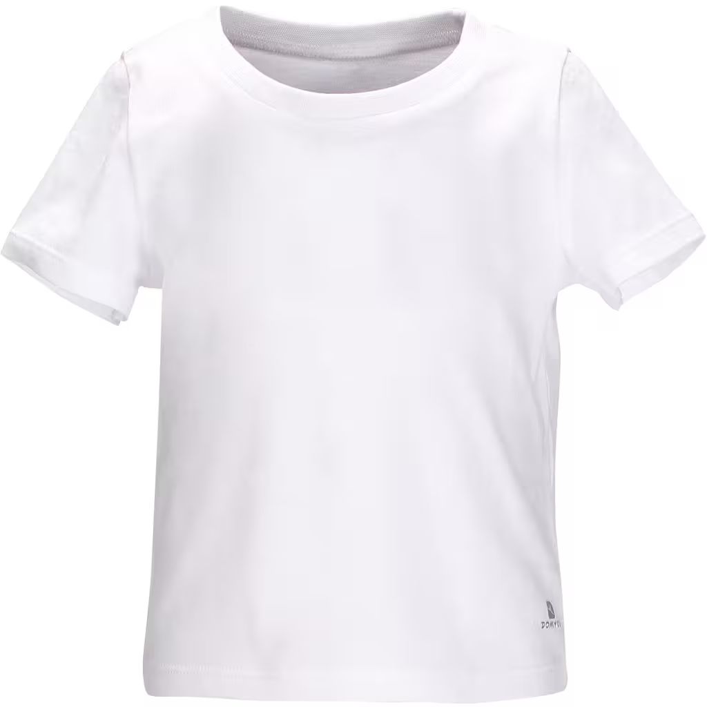 T-shirt manches courtes 100 Baby Gym Blanc