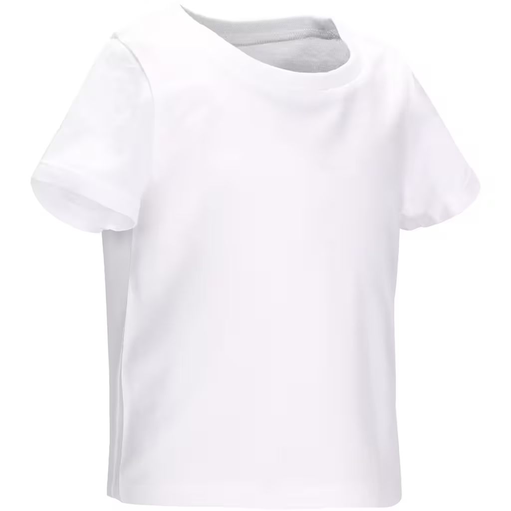 T-shirt manches courtes 100 Baby Gym Blanc