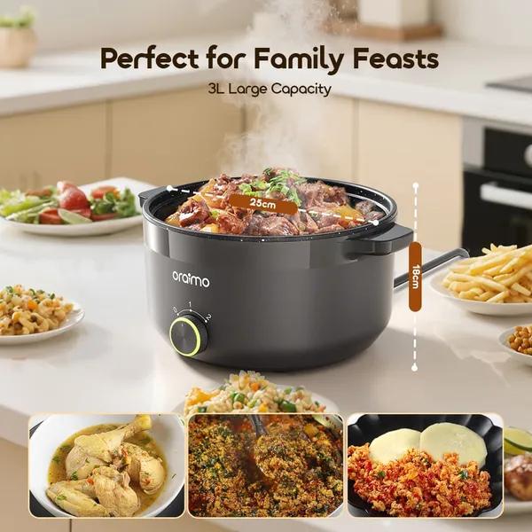 Oraimo multipot 3L Cuisinière  électrique multifonction