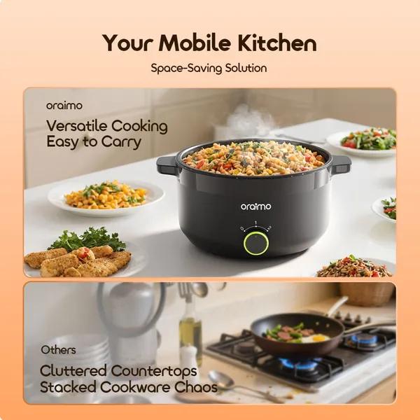 Oraimo multipot 3L Cuisinière  électrique multifonction