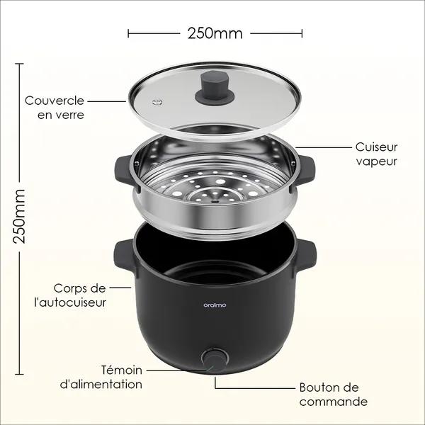 Oraimo SmartCooker Cuisinière électrique 1000W 3L