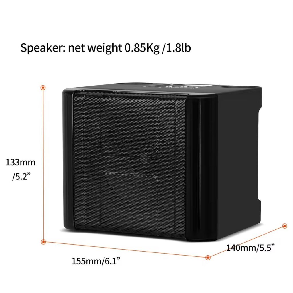 OEM YS208 Haut-parleur portable mini avec micro professionnel sans fil.