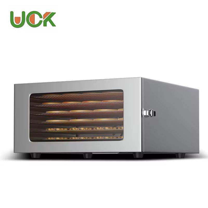 Déshydrateur de nourriture électrique domestique à 6 plateaux, en acier inoxydable 110-220v