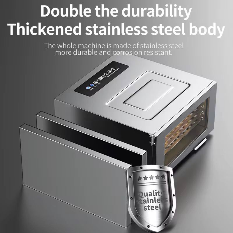 Déshydrateur de nourriture électrique domestique à 6 plateaux, en acier inoxydable 110-220v