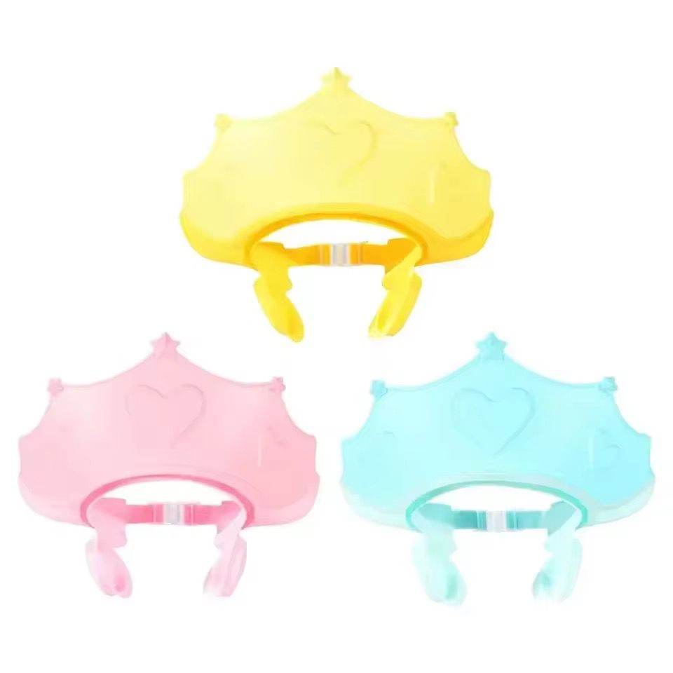 Chapeau de bain pour enfant, protection du visage et oreilles.