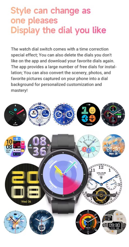Montre connectée tactile V19 Pro 2025