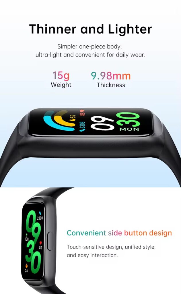 Montre connectée intelligente GTL2 Fitness Tracker, Femme, couleur Rose