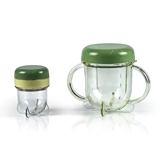 Mixeur Nutribullet  Electrique pour nourriture Enfants, Recipiants 6 bols de conservation pour enfants, sans BPA