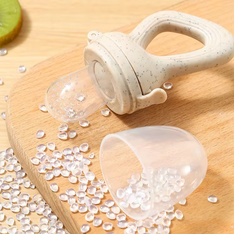 Tétine grignoteuse pour aliments, portative pour enfants en silicone.