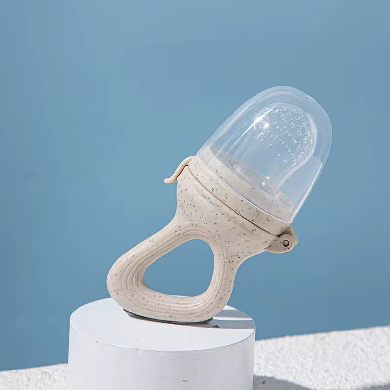 Tétine grignoteuse pour aliments, portative pour enfants en silicone.