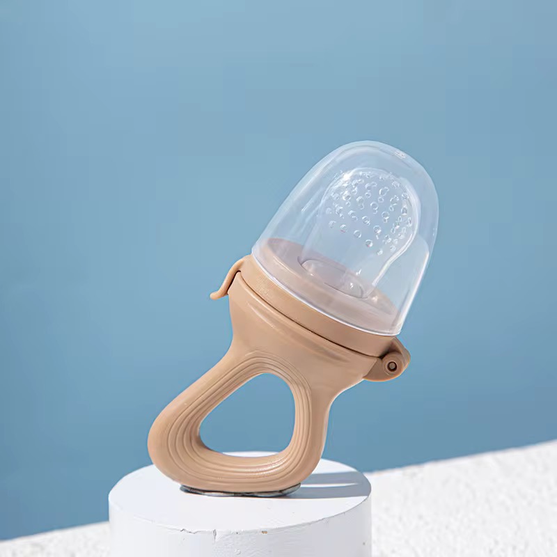 Tétine grignoteuse pour aliments, portative pour enfants en silicone.