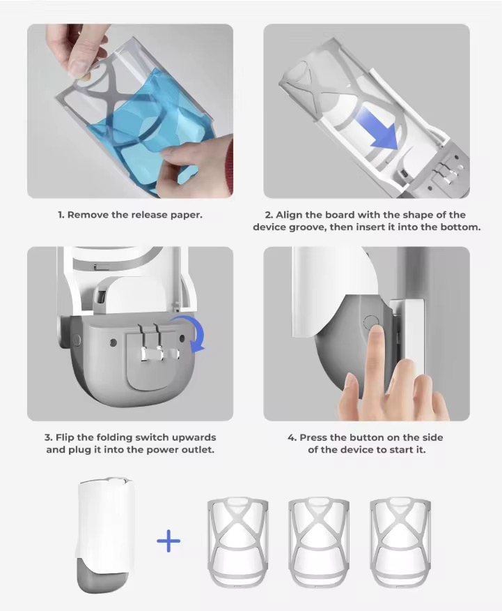 Recharge de Piège Anti-Insectes Pack de 10