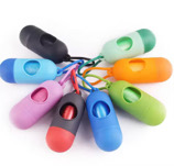 Distributeur de Sac à Poubelle, Portable pour Bébé et Plus en Plastique dur avec Crochet pour Sac de balade