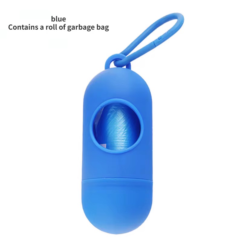 Distributeur de Sac à Poubelle, Portable pour Bébé et Plus en Plastique dur avec Crochet pour Sac de balade