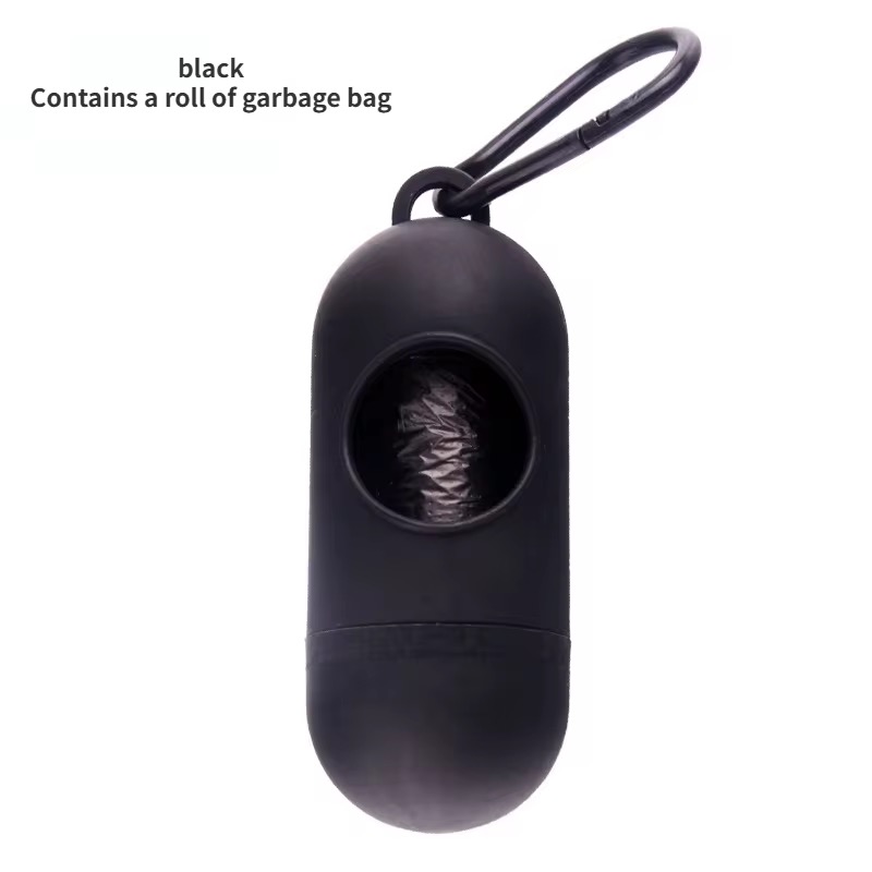 Distributeur de Sac à Poubelle, Portable pour Bébé et Plus en Plastique dur avec Crochet pour Sac de balade