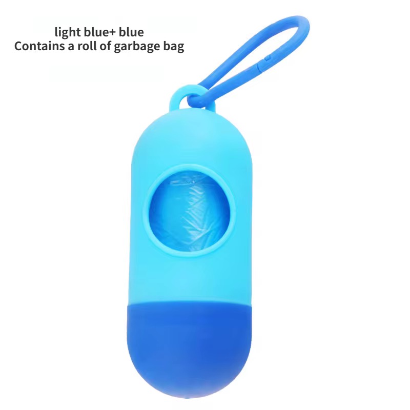 Distributeur de Sac à Poubelle, Portable pour Bébé et Plus en Plastique dur avec Crochet pour Sac de balade