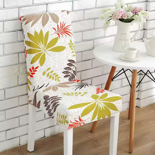 Housse de Chaise Moderne Elastique, Motifs Imprimé Pack de 4, 6, 8,10 Pièces
