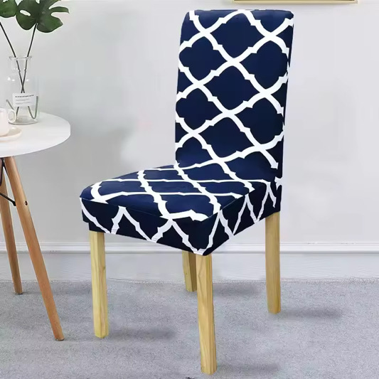 Housse de Chaise Moderne Elastique, Motifs Imprimé Pack de 4, 6, 8,10 Pièces