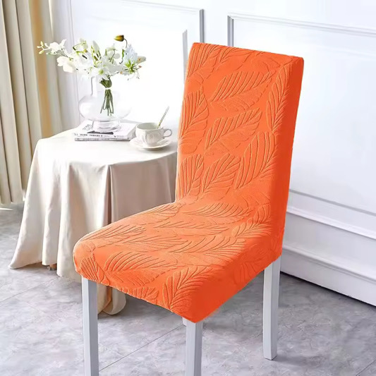 Housse de Chaise de Salle à Manger Jacquard, Elastique Universelle, Pack de 4, 6, 8, 10 Pièces