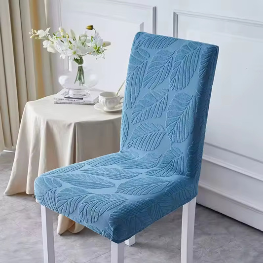 Housse de Chaise de Salle à Manger Jacquard, Elastique Universelle, Pack de 4, 6, 8, 10 Pièces